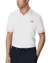 REISS X MCLAREN F1 TEAM CRYPTO MERCERIZED COTTON POLO SHIRT