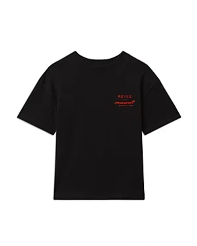 Reiss X Mclaren F1 Team Unisex Traction Jr Graphic Tee - Little Kid In Black