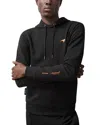 Reiss X Mclaren Speedmark Apex Regular Fit Hoodie In Black