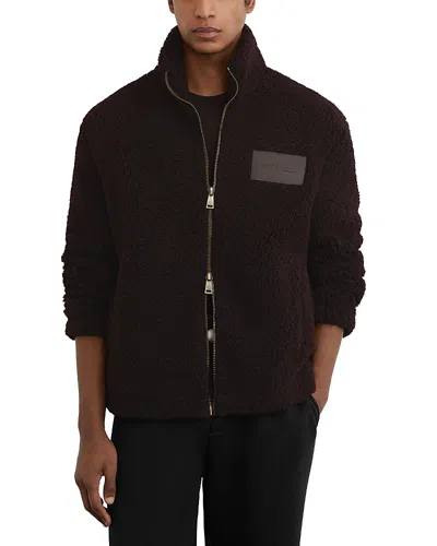 Reiss X Mclaren Unisex Embroidered Motorsport Fleece Jacket In Multi