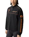 Reiss Wanden Mclaren Racing Printed Short Jacket In Black