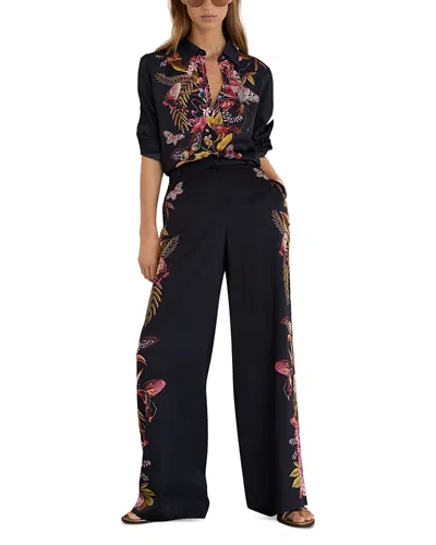 Reiss X Nybg Ss26 Cecelia Trousers In Pattern