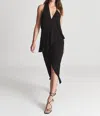 Reiss Xena Midi Dress In Black