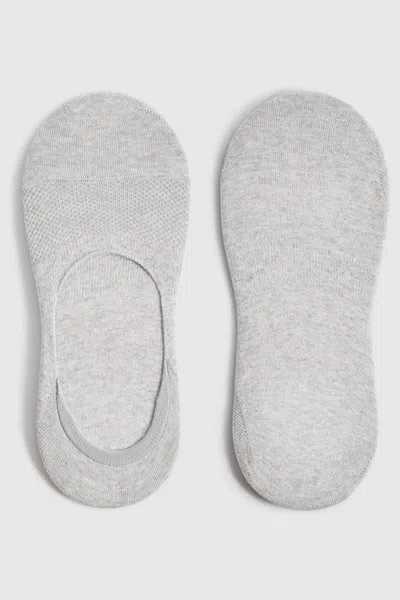 Reiss Grey Axis Trainer Socks