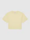 Reiss Yellow Bonnie 13-14 Yrs Cotton Ribbed-neck Oversized T-shirt In Multi