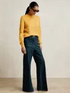 Reiss Womens Yellow Hester Round-neck Wool Jumper In Yellow