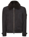 REISS REISS YORK SUEDE SHEARLING LEATHER JACKET