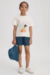 Reiss Kids' Yoshy - Multi Junior Cotton Print T-shirt, 8 - 9 Years
