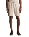 Reiss Zano Textured Drawstring Shorts In Champagne