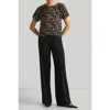 Reistor Balloon Sleeve Top In F4/wildflower Waltz
