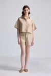 Reistor Boxy Shirt With Lace Set