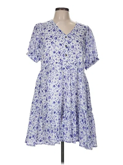 Pre-owned Reistor Casual Dress In Blue