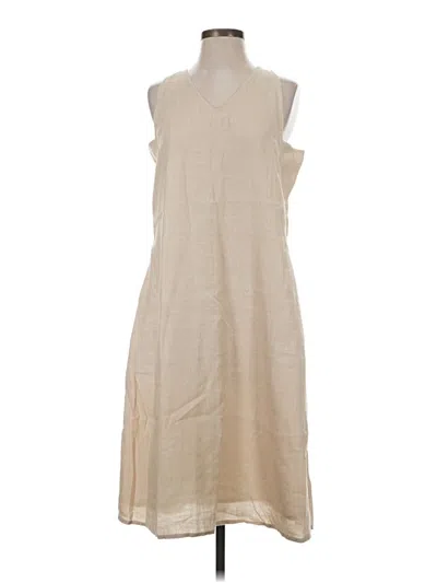 Pre-owned Reistor Casual Dress In Tan