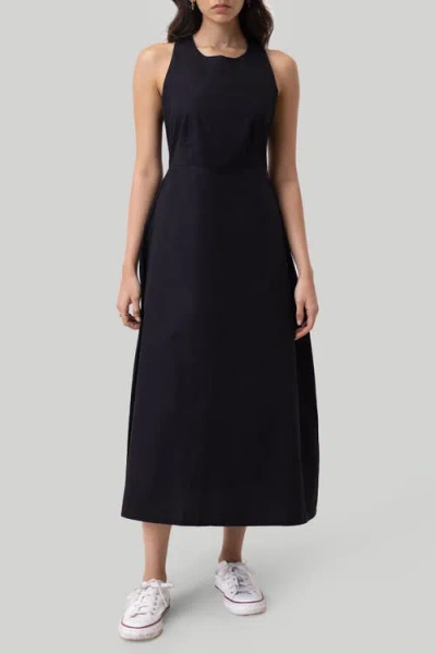 REISTOR REISTOR CROSS-BACK MIDI DRESS