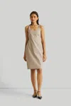Reistor Fitted Knee Length Dress In Multi
