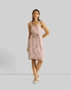 Reistor Fitted Knee Length Dress In Petal Fusion
