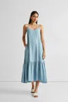 Reistor Flowy Maxi With Adjustable Straps In Blue