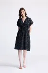 Reistor Gathered Knee-length Dress In Multi