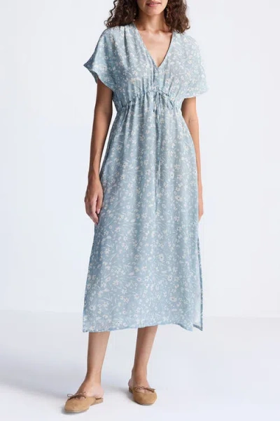 Reistor Gathered Maxi Dress In Floral Poetry