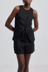 Reistor Hemp Shorts In Black