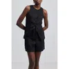 Reistor Hemp Vest Jacket In Black