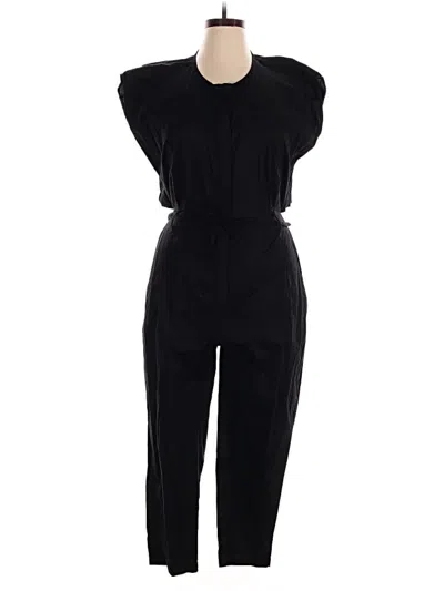 Pre-owned Reistor Jumpsuit In Black