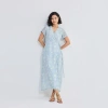 Reistor Maxi Wrap Dress In Floral Whispers
