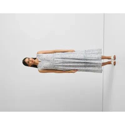 Reistor Perfect Resort Maxi Dress In Peony Blues
