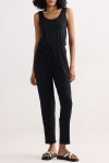 Reistor Women's Relaxed Drawstring Jumpsuit In Black In Black