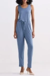 Reistor Relaxed Drawstring Jumpsuit In Blue