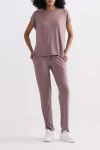 Reistor Relaxed Fit Tee Set In Brown