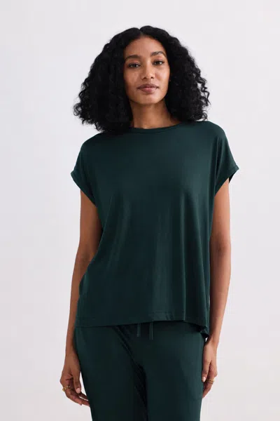 Reistor Relaxed Tee In Teal In Green