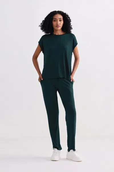 Reistor Relaxed Tee Set In Teal In Multi