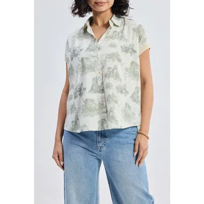 Reistor Relaxed-fit Button-down Shirt In Green
