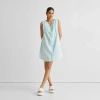 Reistor Shirt Dress With Shoulder Tie Details In Summer Blue