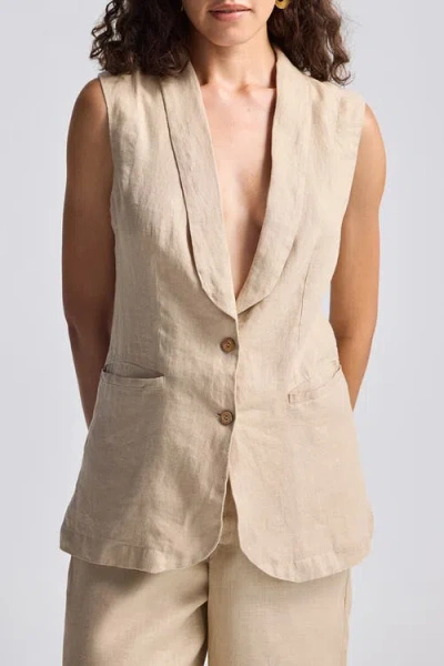 Reistor Sleeveless Hemp Jacket