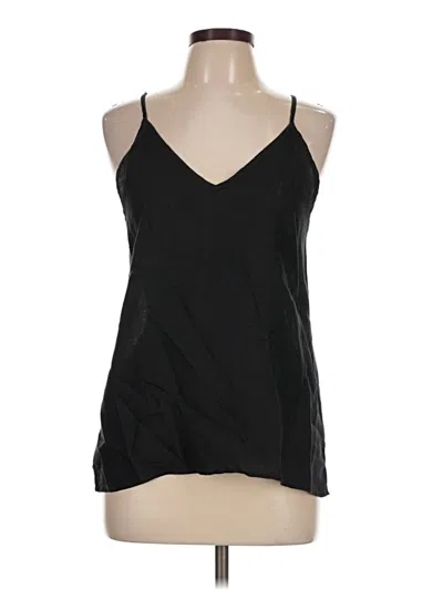 Pre-owned Reistor Sleeveless Top Black Halter Neckline Tops