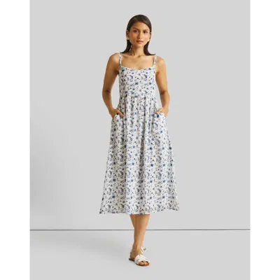 REISTOR REISTOR STRAPPY GATHERED MIDI DRESS