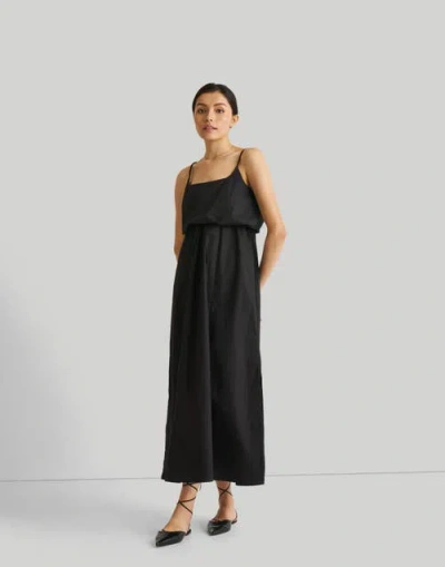 Reistor Strappy Maxi Dress In Black