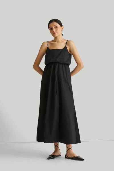 Reistor Strappy Maxi Dress In Black