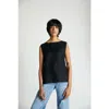 Reistor Women's The Black In Business Hemp Top In Black
