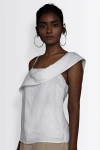 Reistor Women's White The Wandering Wave Hemp Shirt In Coconut White