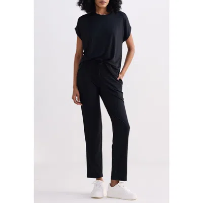 Reistor Wide Leg Pant In Black