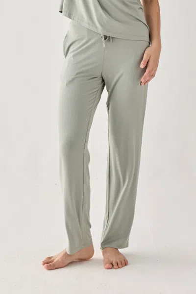 Reistor Wide Leg Pant In Olive In Gray