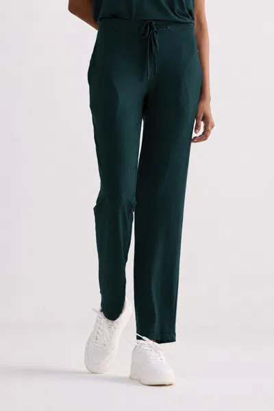 Reistor Wide Leg Pant In Teal In Green