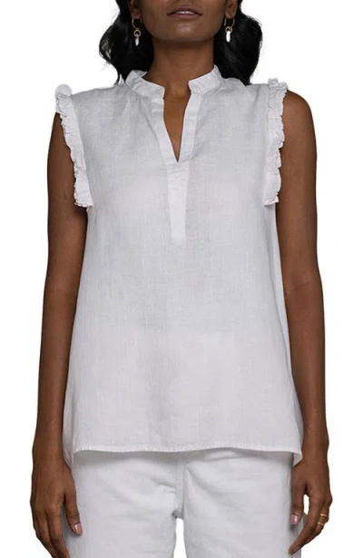Reistor Wind In My Hair V-neck Shirt In White