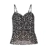 Reistor V-neck Camisole With Lace In Black