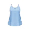 Reistor Women's Blue Endless Sunday Top In Denim