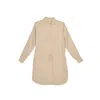 Reistor Women's Brown Meet Me By The Cliff Dress Beige In Brown