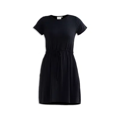 Reistor Women's Drawstring Short T-shirt Dress In Black